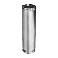 AmeriVent 8HS-12 Chimney Pipe, 11 in OD, 12 in L, Galvanized Stainless Steel 