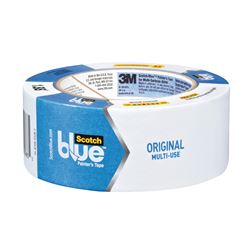 ScotchBlue 2090-48AP Painters Tape, 60 yd L, 1.88 in W, Crepe Paper Backing, Blue 