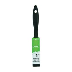 Linzer 1120-1 Paint Brush, 1 in W, 2-1/4 in L Bristle, Polyester Bristle, Varnish Handle 