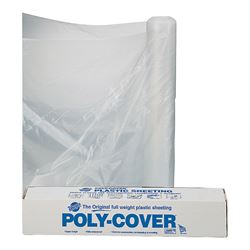 ORGILL POLY 6X14-C Poly Film, 100 ft L, 14 ft W, Clear 