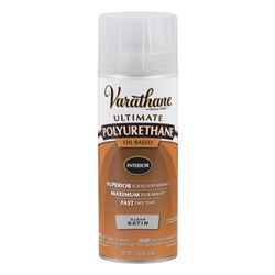 Varathane 9181 Polyurethane, Liquid, Clear, 11.25 oz, Aerosol Can 