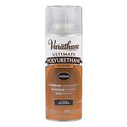 Varathane 9081 Polyurethane, Gloss, Liquid, Clear, 11.25 oz, Aerosol Can 