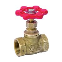 Southland 105-004NL Stop Valve, 3/4 in Connection, FPT x FPT, 125 psi Pressure, Brass Body 