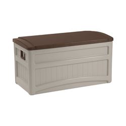 Suncast DB8000B Deck Box, 46 in W, 22 in D, 23 in H, Resin, Light Taupe 