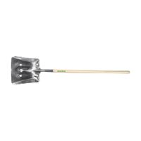 RAZOR-BACK 54247 Scoop Shovel, 13-1/4 in W Blade, 14-1/2 in L Blade, Aluminum Blade, North American Hardwood Handle 