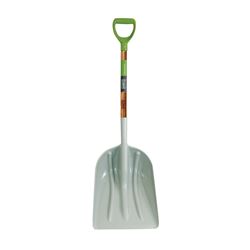 AMES 2682700 Scoop Shovel, 14 in W Blade, 18 in L Blade, ABS Blade, Northern Hardwood Handle, D-Shaped Handle 