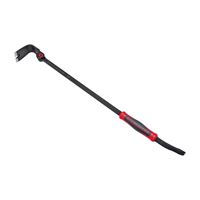 Crescent CODE RED Series DB30X Pry Bar, 30 in L, Flat End, Nail Slot Tip, Steel, Black, 4-1/8 in W 