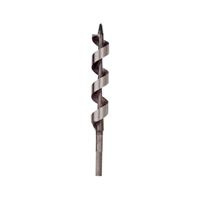 Irwin 49914 Power Drill Auger Bit, 7/8 in Dia, 7-1/2 in OAL, Solid Center Flute, 1-Flute, 5/16 in Dia Shank, Hex Shank 