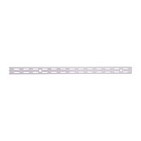 ProSource 25204PHL Shelf Standard, 2 mm Thick Material, 1 in W, 70-1/2 in H, Steel, White 