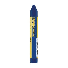Irwin 66402 Standard Lumber Crayon, Blue, 1/2 in Dia, 4-1/2 in L, Pack of 12