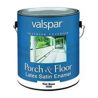 Valspar Medallion 1500 027.0001502.007 Porch and Floor Paint, Satin Sheen, 1 gal, 400 sq-ft/gal Coverage Area, Pack of 2 
