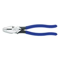 Klein Tools D213-9NE Cutting Plier, 9-3/8 in OAL, 1-3/8 in Cutting Capacity, Dark Blue Handle, 1-1/4 in W Jaw 