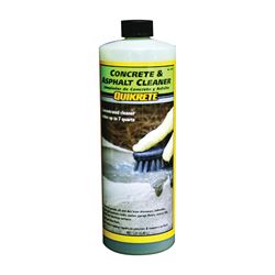 Quikrete 860114 Concrete and Asphalt Cleaner, Liquid, Detergent, Blue, 1 qt, Bottle 