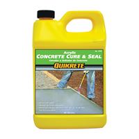 Quikrete 873003 Acrylic Concrete Cure and Seal, White, Liquid, 1 gal Bottle 