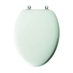 Mayfair 144CP-000 Toilet Seat, Elongated, Molded Wood, White 