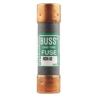 Bussmann NON-50 Fuse, 50 A, 250 VAC, 125 VDC, 50 kA Interrupt, Melamine Body, Cartridge Fuse, 10/PK, Pack of 10 