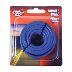 Road Power 55671633/12-1-12 Electrical Wire, 12 AWG Wire, 25/60 VAC/VDC, Copper Conductor, Blue Sheath, 11 ft L 