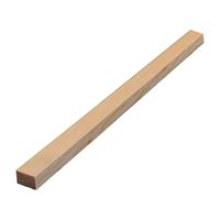 ALEXANDRIA Moulding 0W254-20096C1 Primed, Square Parting Stop Molding, 8 ft L, 3/4 in W, 1/2 in Thick, Pine 12 Pack 