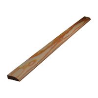 ALEXANDRIA Moulding 0W846-20084C1 Molding Ranch Stop, 84 in L, 1-3/8 in W, Wood 6 Pack 