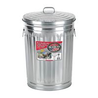 Behrens 1211 Trash Can, 20 gal Capacity, Steel 