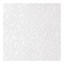 USG 4260 Ceiling Tile, 12 in L, 12 in W, Lace Pattern, Staple Flange Edge, Wood 