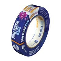 IPG 9531-1 Masking Tape, 60 yd L, 0.94 in W, Crepe Paper Backing, Blue 
