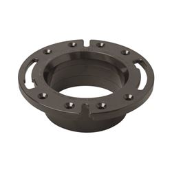 Oatey 43586 Closet Flange, 4 in Connection, ABS, Black 