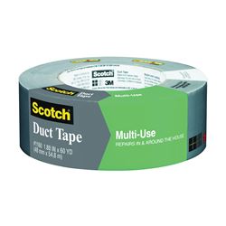 Scotch 2960-A Duct Tape, 60 yd L, 1.88 in W, Silver 