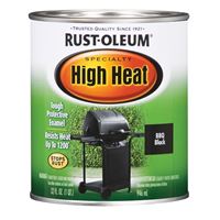 Rust-Oleum Stops Rust 7778502 Enamel Paint, Satin, Black, 1 qt, Can, 260 to 520 sq-ft/gal Coverage Area 