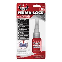J-B WELD Perma-Lock 27113 Threadlocker, Liquid, Mild Organic, Red, 13 mL Bottle 