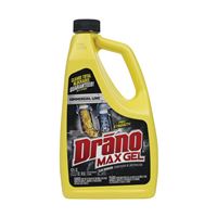 Drano Max Gel 22118 Clog Remover, Gel, Natural, Bleach, 42 oz Bottle 