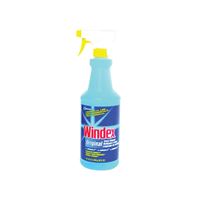 Windex 08521 Glass Cleaner, 32 oz Bottle, Liquid, Pleasant, Blue 