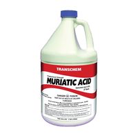 Sunbelt Chemicals MA1 Muriatic Acid, Liquid, Acrid, Pungent, Clear, 1 gal, Bottle, Pack of 4 
