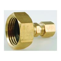 Anderson Metals 757422-1204 Hose to Tube Adapter, 3/4 x 1/4 in, Female Hose x Compression, Brass 5 Pack 