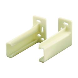 Prime-Line R 7265 Drawer Track Backplate, Nylon, Raw 6 Pack 