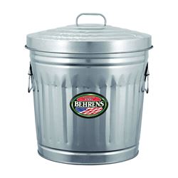 Behrens 6210 Trash Can, 10 gal Capacity, Steel 