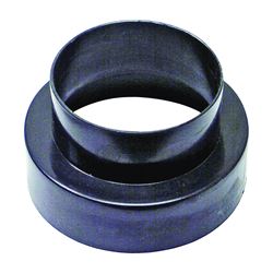 Lambro 235 Vent Adapter Female (Large End), Female (Large End), Male (Small End), Plastic, Black 