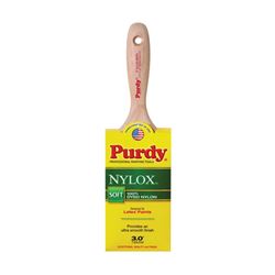 Purdy Nylox Swan 400230 Wall Brush, Nylon Bristle, Beaver Tail Handle 