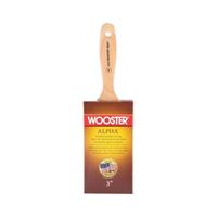 Wooster 4233-3 Paint Brush, 3 in W, 3-3/16 in L Bristle, Synthetic Bristle, Varnish Handle 