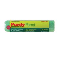 Purdy Parrot 144644091 Paint Roller Cover, 1/4 in Thick Nap, 9 in L, Mohair Fabric Cover 
