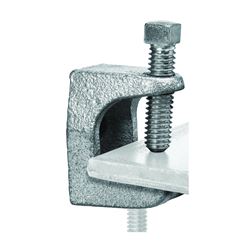 SuperStrut Z503-5 Beam Clamp, Iron, Silver, Electro-Plated 