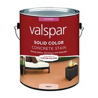 Valspar 024.1082324.007 Solid Concrete Stain, Low Gloss, Liquid, 1 gal, Pack of 4 