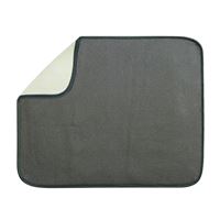 Interdesign 40131 Drying Mat, 18 in L, 16 in W, Microfiber Terry/Polyester 