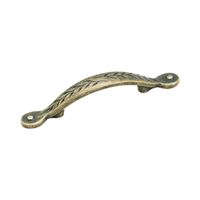 Amerock BP1580R2 Cabinet Pull, 1 in Projection, Zinc, Weathered Brass 
