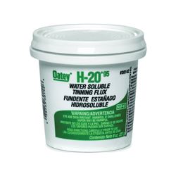 Oatey H-20 Series 30142 Water Soluble Flux, 8 oz, Paste, Gray 