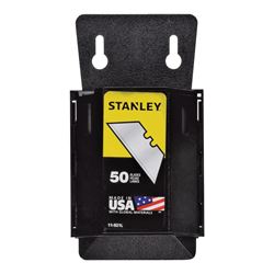 STANLEY 11-921L Utility Blade, 2-7/16 in L, Carbon Steel, 2-Point 
