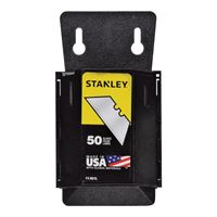 Stanley 11-921L Utility Blade, 2-7/16 in L, Carbon Steel, 2-Point, 50/PK 