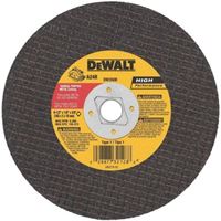 DeWALT DW3508 Abrasive Saw Blade, 6-1/2 in Dia, 1/8 in Thick, 5/8 in Arbor, Aluminum Oxide Abrasive 