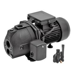Superior Pump 94115 Jet Pump, 10/5 A, 115/230 V, 1 hp, 1-1/4 in Suction, 1 in Discharge Connection, 25 ft Max Head, Iron 
