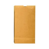 Duro Bag Dubl Life 18401 SOS Bag, #1, 3-1/2 in L, 2-3/8 in W, 6-7/8 in H, Kraft Paper, Brown 